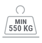 Gestel, poids minimum vache 550 kg
